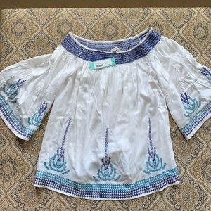 NWT Hazel Freddie Smocked Top, women’s medium